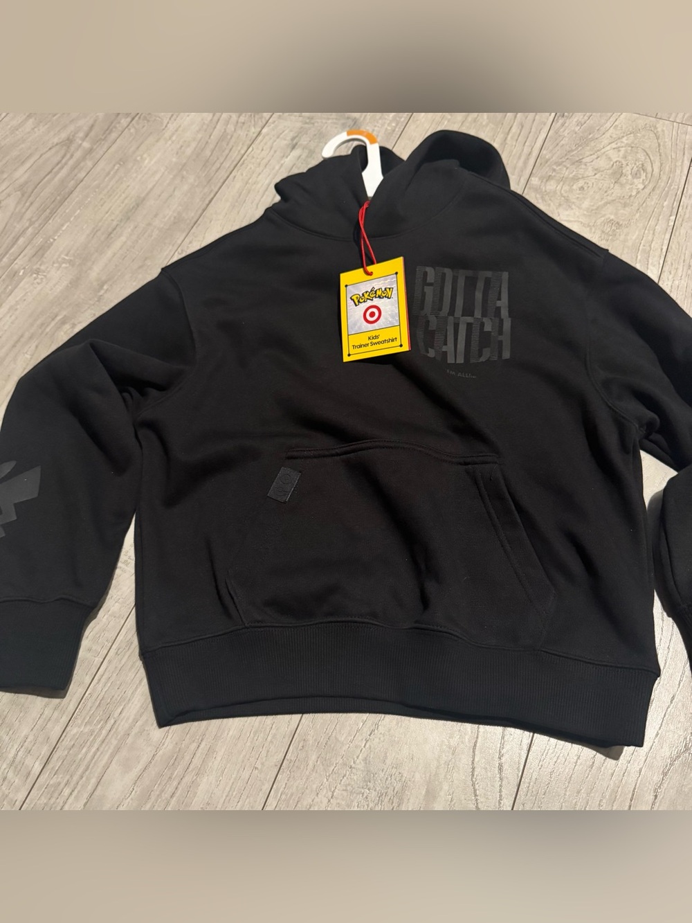 Pokemon x Target Gotta Catch Them All Black Hoodie with Subtle Graphic